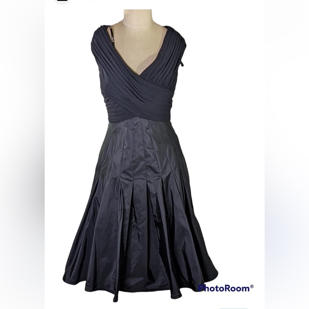 Tadashi Collection Elegant Black Off the Shoulder Dress